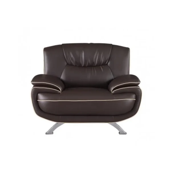 405 DivanItalia Italian Leather Chair By Gu Furniture - Image 2
