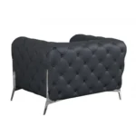 970 DivanItalia Italian Leather Chair By Gu Furniture - Image 2