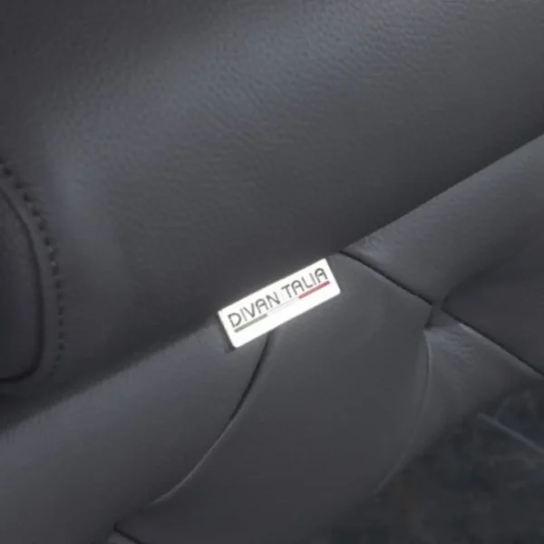 970 DivanItalia Italian Leather Chair By Gu Furniture - Image 5