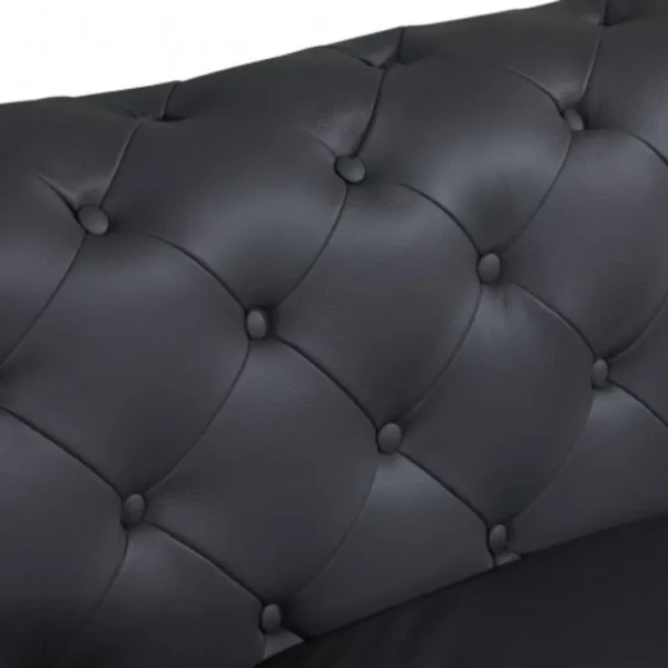 970 DivanItalia Italian Leather Chair By Gu Furniture - Image 3