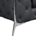 970 DivanItalia Italian Leather Chair By Gu Furniture - Image 4