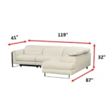 White Modern Sectional Sofa