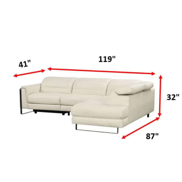 White Modern Sectional Sofa