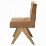 Zoey Side Chair in Chocolate Chenille DN04076 By ACME 16