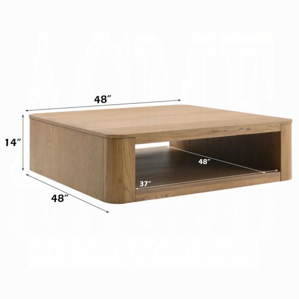 Zoey Coffee Table in Oak Finish LV04215 By ACME 9
