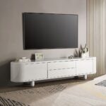 Keely TV Stand in White High Gloss LV02608 By ACME 11