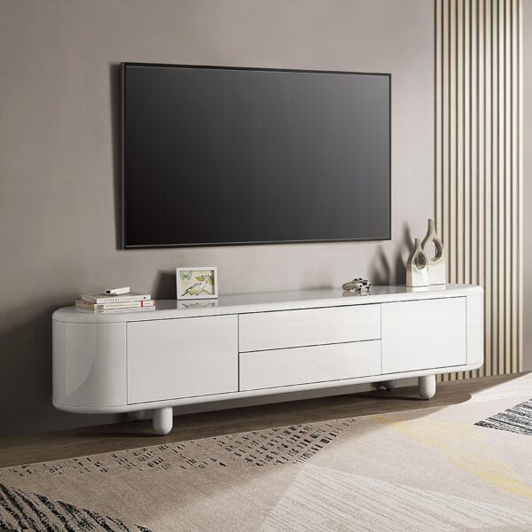 Keely TV Stand in White High Gloss LV02608 By ACME 7