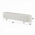 Keely TV Stand in White High Gloss LV02608 By ACME 14
