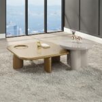 Joane Coffee Table in Yellowish Brown Finish LV03745 By ACME 11