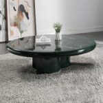Ronald Coffee Table in Dark Green Marble Top LV03895 By ACME 11