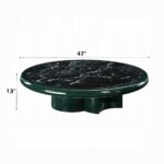 Ronald Coffee Table in Dark Green Marble Top LV03895 By ACME 13