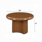 Ronald End Table in Brown High Gloss Finish LV03896 By ACME 13