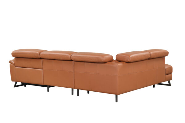 Gea Sectional w/ Recliner Modern Sectional Sofa p13983 By ESF Furniture 13