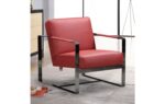C67 Accent Chair in Genuine Leather By Gu Furniture 13