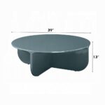 Lamond Coffee Table in Teal High Gloss LV03925 By ACME 13