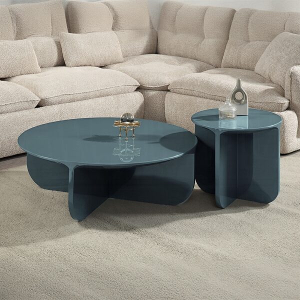 Lamond Coffee Table in Teal High Gloss LV03925 By ACME 10