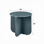 Lamond End Table in Teal High Gloss LV03926 By ACME 10