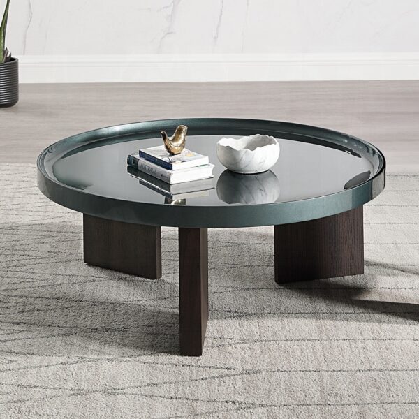Lakita Coffee Table in Blackish Green High Gloss LV04405 By ACME 7
