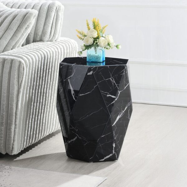 Dara End Table in Black Finish LV03626 By ACME 7