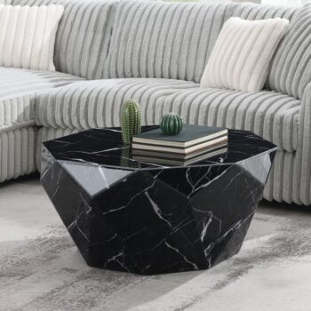 Dara Coffee Table in Black Finish LV03625 By ACME