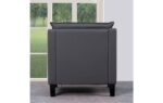A87 Gray DivanItalia Italian Leather Chair By Gu Furniture Living Chairs Mobilia Cleopatra 13 A87 Gray DivanItalia Italian Leather Chair By Gu Furniture 13