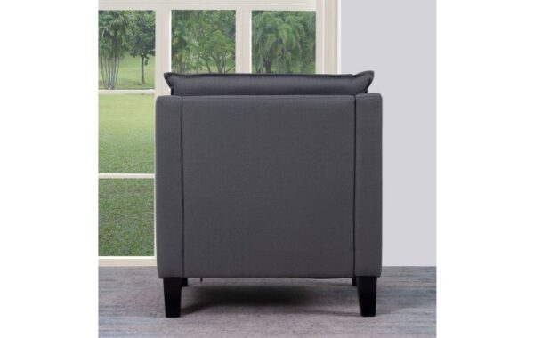 A87 Gray DivanItalia Italian Leather Chair By Gu Furniture 9