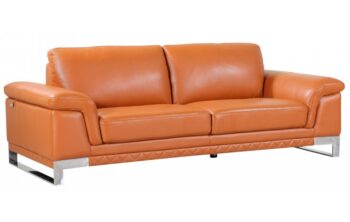 411 DivanItalia Top Grain Italian Leather Sofa By GU Furniture
