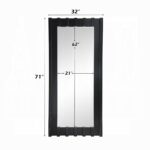 Dara Floor Mirror in Black Finish AC03021 By ACME 11