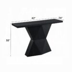 Dara Console Table in Black Finish AC03093 By ACME 13