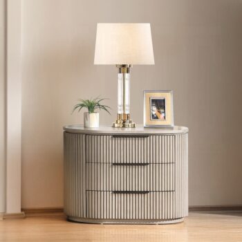 Leanna Nightstand with USB Port in Light Oak Finish BD05433 By ACME