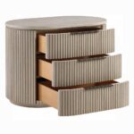 Leanna Nightstand with USB Port in Light Oak Finish BD05433 By ACME 12