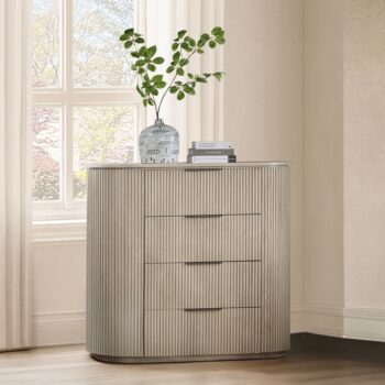 Leanna Chest of 4 Drawers in Light Oak Finish BD05436 By ACME