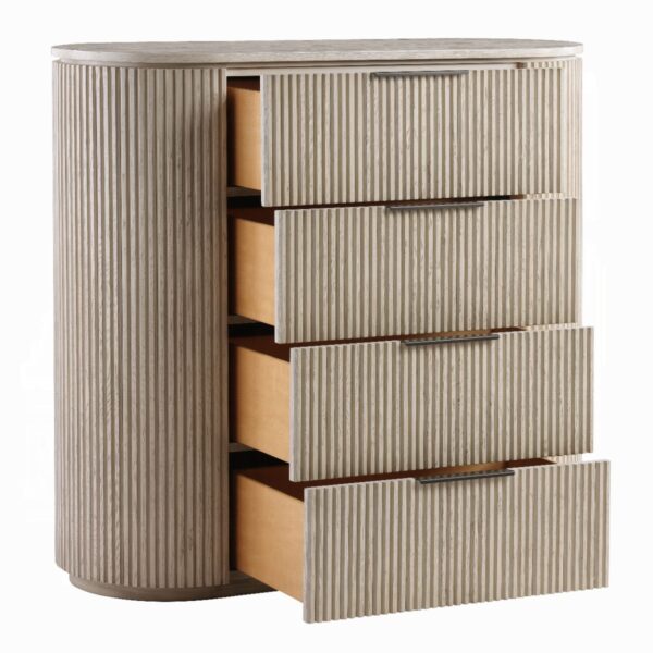 Leanna Chest of 4 Drawers in Light Oak Finish BD05436 By ACME 8