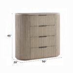 Leanna Chest of 4 Drawers in Light Oak Finish BD05436 By ACME 13