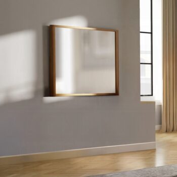 Zoey Mirror in Oak Finish BD04854 By ACME