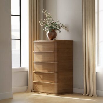 Zoey Chest of 5 Drawers in Oak Finish BD04856 By ACME