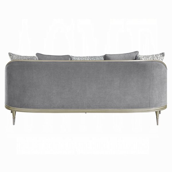 Fernando Sofa with 5 Pillows in Champagne Finish LV04820 By ACME 8