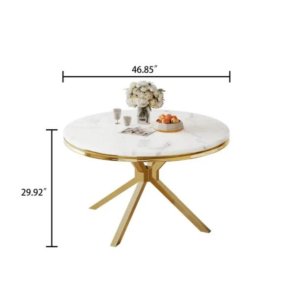 DT0234 Round Dining Table By Artisan Furniture - Image 6
