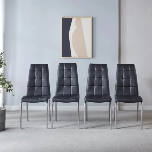 DCK216 PU Leather Dining Chair Set of 2 By Artisan Furniture - Image 5