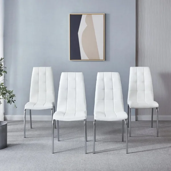 DCK216 PU Leather Dining Chair Set of 2 By Artisan Furniture - Image 6