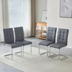 DCK53 PU Dining Chair Set of 2 By Artisan Furniture - Image 9