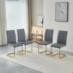 DCK53 PU Dining Chair Set of 2 By Artisan Furniture - Image 8