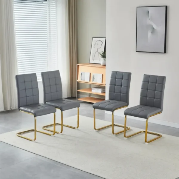 DCK53 PU Dining Chair Set of 2 By Artisan Furniture - Image 8