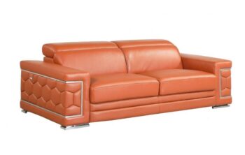 692 DivanItalia Top Grain Italian Leather Sofa By GU Furniture