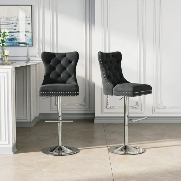 DCK85 Metal Leg Dining Chair Set of 2 By Artisan Furniture - Image 7