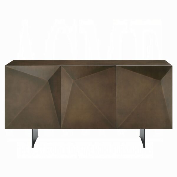 Malika Server in Copper Cross Brushed Finish DN03597 By ACME 9