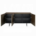 Malika Server in Copper Cross Brushed Finish DN03597 By ACME 15