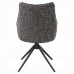 Malika Side Chair with Swivel in Brown Chenille DN03596 By ACME 19