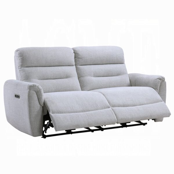 Eastre Power Motion Sofa with USB Port in Beige Chenille LV03585 By ACME 11