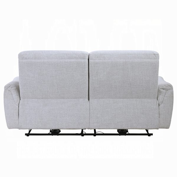 Eastre Power Motion Sofa with USB Port in Beige Chenille LV03585 By ACME 12